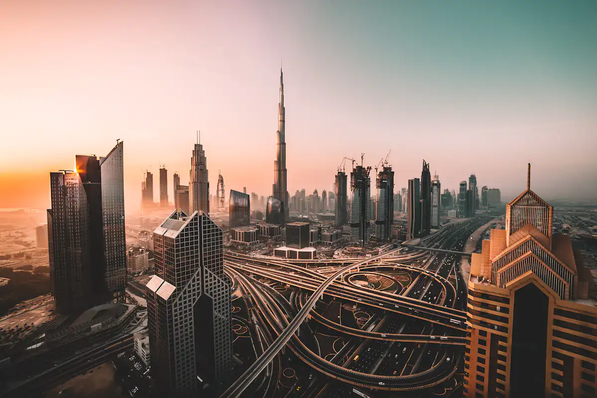 Burj Khalifa Futuristic Skyline