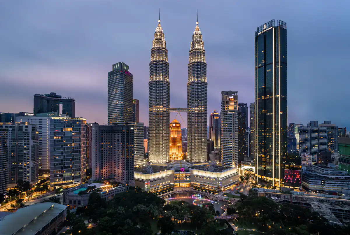 Petronas Towers After Sunset